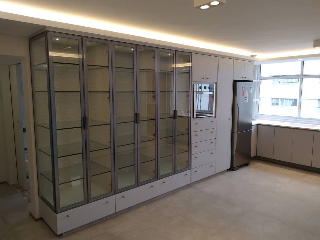 Cozinha Fórmica Cinza